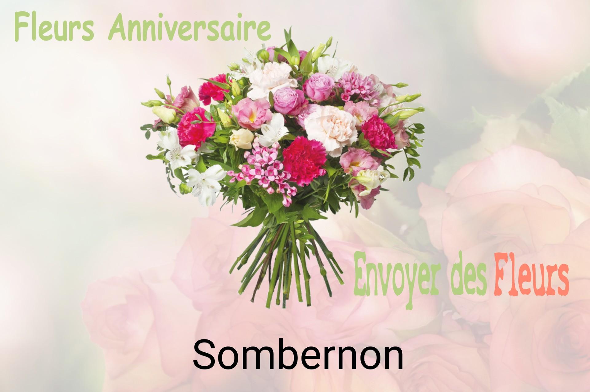Bouquet de fleurs d’anniversaire livré à Sombernon