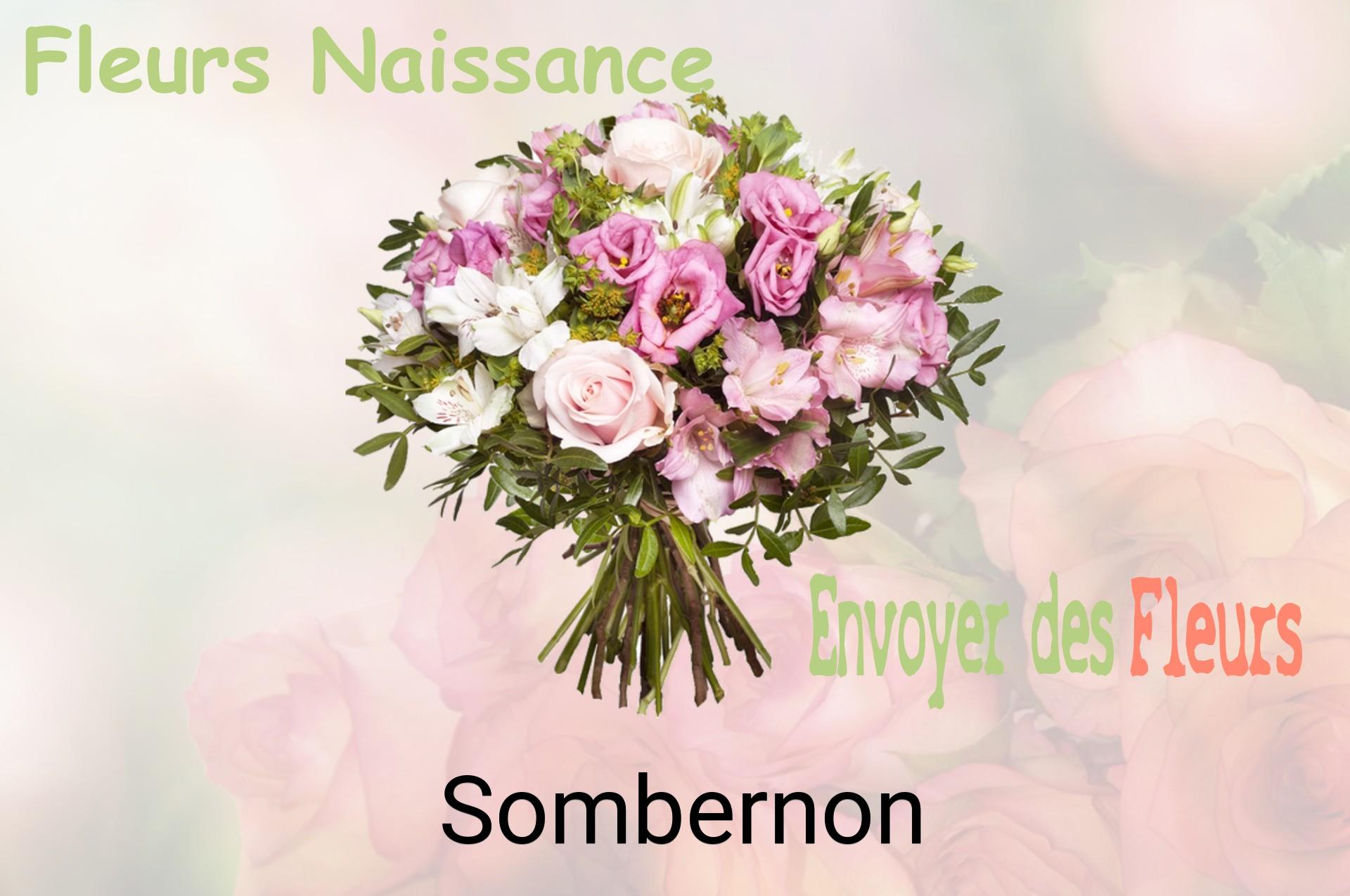 Bouquet de fleurs de naissance livré à Sombernon